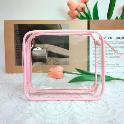 Vente promotionnelle Style de la mode Sac de maquillage transparent imperméable à l'eau pour votre collection cosmétique