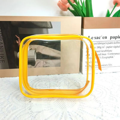 Vente promotionnelle Style de la mode Sac de maquillage transparent imperméable à l'eau pour votre collection cosmétique