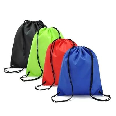Fermeture à cordes en nylon polyester motif géométrique sac à dos à cordes pour gym et voyage