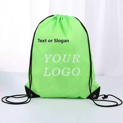 Fermeture à cordes en nylon polyester motif géométrique sac à dos à cordes pour gym et voyage