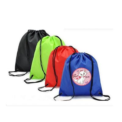 Sac à cordes personnalisé pour la vie scolaire quotidienne Matériau polyester multifonctionnel