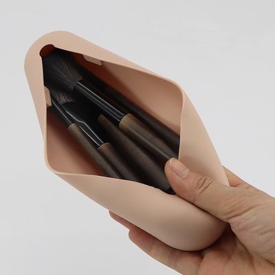Mode personnalisé Portable silicone maquillage brosse sac à sacs pour le stockage cosmétique