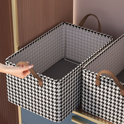 Commodité de stockage Dernier organisateur de stockage en tissu à la mode avec poignée renforcée