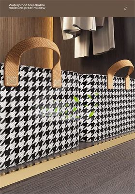 Commodité de stockage Dernier organisateur de stockage en tissu à la mode avec poignée renforcée