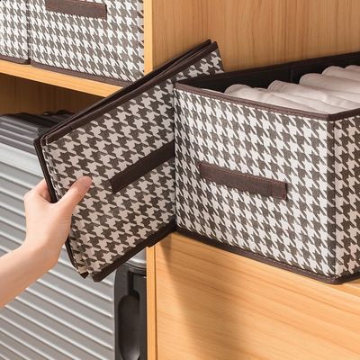 Commodité de stockage Dernier organisateur de stockage en tissu à la mode avec poignée renforcée