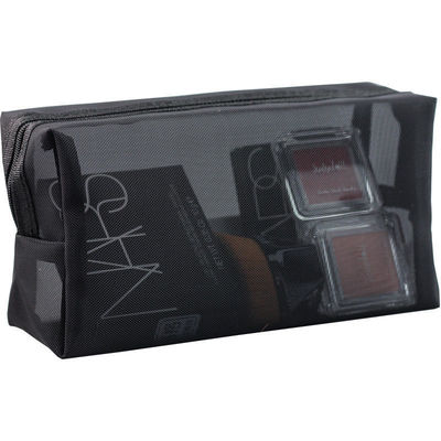 Sac de toilettes en maille transparente pour les voyages d'affaires Sac cosmétique portable pour le lavage sous la douche