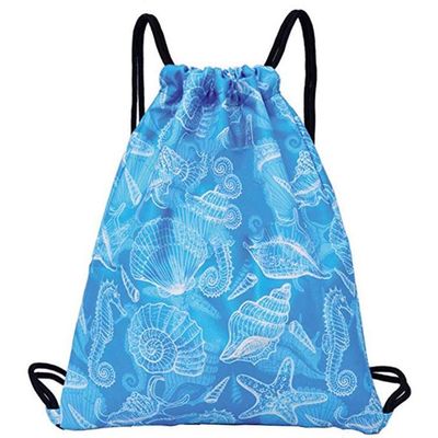 Acceptable OEM/ODM Petit sac à cordes plié en nylon polyester pour gym et voyage