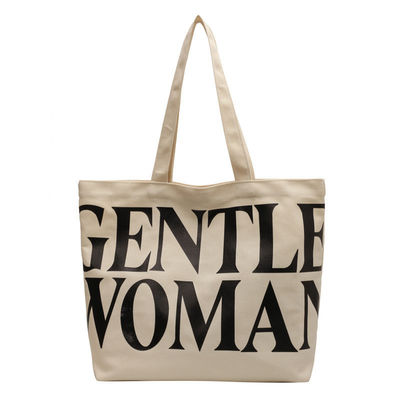 Logo personnalisé Sac à dos en toile naturelle en coton parfait pour les voyages et les excursions