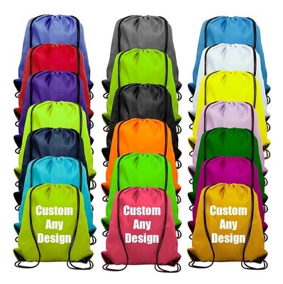 Sac à dos à l' école Trolley Logo personnalisé Nylon dessiner la corde sac à dos avec matériau imperméable