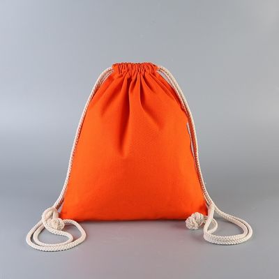 Sac à cordes en satin de mode avec maille et couleur personnalisée de taille moyenne 30-50 cm