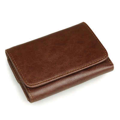 Portefeuille pour homme en cuir PU 2024 personnalisé avec commodité de stockage et revêtement en polyester