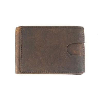 Le plus récent et à la mode 100% en cuir authentique, porte-monnaie pour homme avec poche à pièces et logo personnalisé