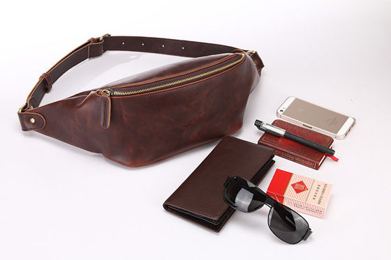 2024 Black Pu Leather Petit Paquet de téléphone portable Fermeture à fermeture éclair sécurisée pour votre téléphone