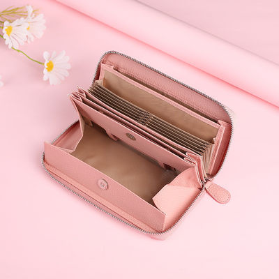 La mode la plus récente 2024 mode coréenne femme porte-carte porte-portefeuille femme cuir pu porte-monnaie longue de luxe