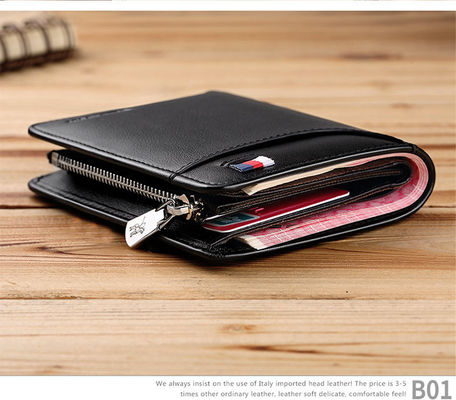 Portemonnaie bifold multifonctionnelle Le plus récent design à la mode pour les hommes Voyage et affaires