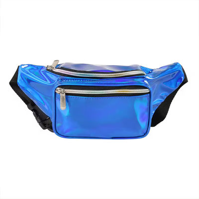 Unisexe Holographique Fanny Pack avec ceinture réglable pour Rave Festival