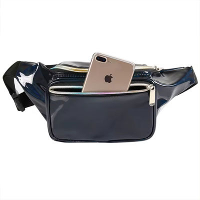 Unisexe Holographique Fanny Pack avec ceinture réglable pour Rave Festival