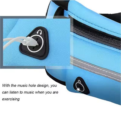 Neoprène en extérieur imperméable à l'eau Randonnée à vélo Ceinture de course Sac de taille Couleur personnalisée