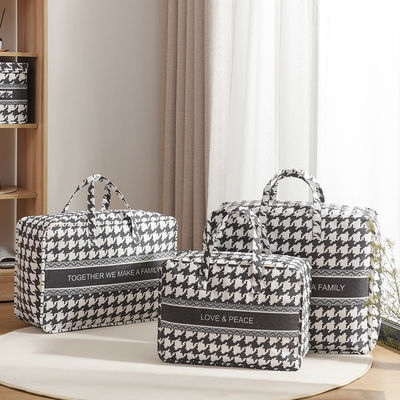 Sac de rangement en lin de coton neutre pour les vêtements de mode