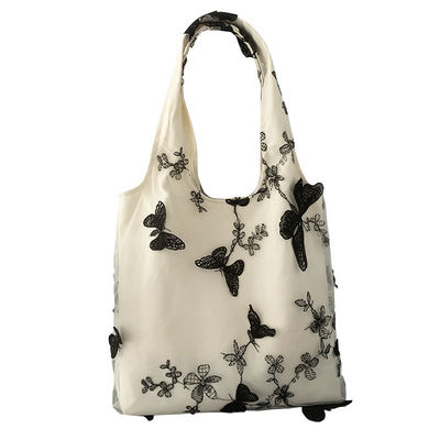Matériau de doublure en polyester unisexe Version coréenne Sac à épaule de vache avec imprimé papillon