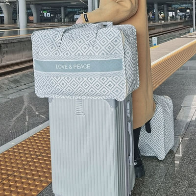 Sac de rangement en lin de coton neutre pour les vêtements de mode