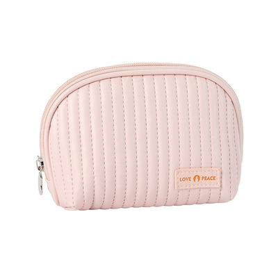 Logo en cuir sacs cosmétiques style gâteau maquillage organisateur sacs pour les cosmétiques commodité