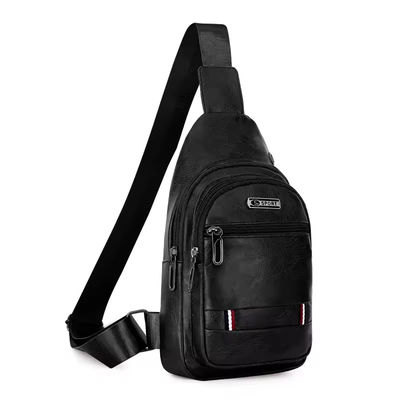 Logo personnalisé mode sacs à dos en cuir en PU pour hommes pour voyages en plein air