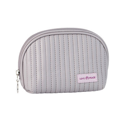 Logo en cuir sacs cosmétiques style gâteau maquillage organisateur sacs pour les cosmétiques commodité