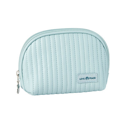 Logo en cuir sacs cosmétiques style gâteau maquillage organisateur sacs pour les cosmétiques commodité