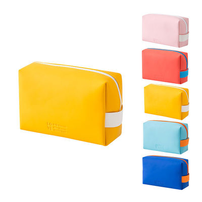 Boîte d'organisation de sac cosmétique de voyage en cuir polyester polyvalent portable pour femmes