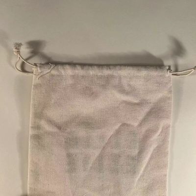 Logo personnalisé Sac à cordes en coton pour sac scolaire Trolley Museline écologique