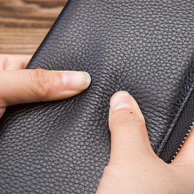 Sacs à main en cuir authentique pour hommes avec logo personnalisé de Customized