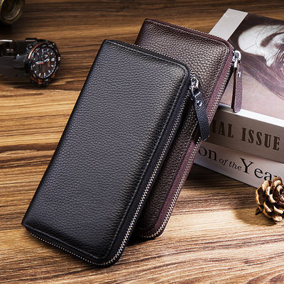 Sacs à main en cuir authentique pour hommes avec logo personnalisé de Customized