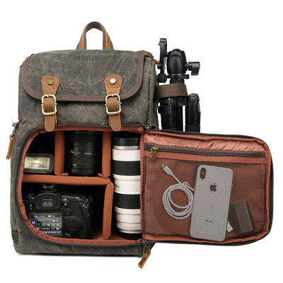 Sac à dos pour appareils photo numériques et ordinateurs portables en couleurs personnalisées