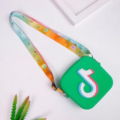 Mini sac à gelée carré pour les petites filles Mode et fonctionnel Porte-monnaie inclus