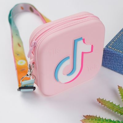 Mini sac à gelée carré pour les petites filles Mode et fonctionnel Porte-monnaie inclus