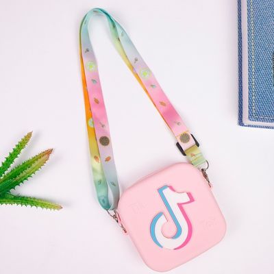 Mini sac à gelée carré pour les petites filles Mode et fonctionnel Porte-monnaie inclus