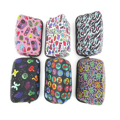 Logo personnalisé sac de maquillage cosmétique en néoprène sublimation sac à main pour femmes