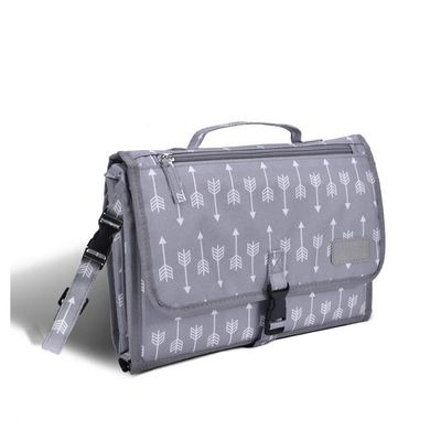 Sac à couches de bébé de couleur personnalisée Mode Sac à couches de couches Nappy Wet Bag avec motif solide