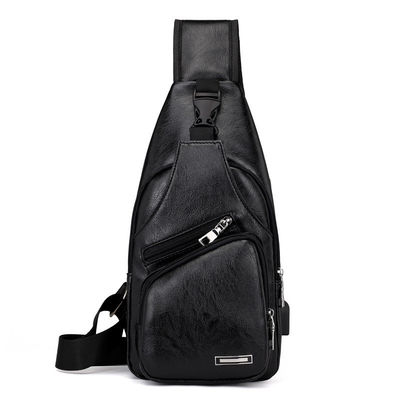 Sac de messager en cuir en PU imperméable à l'eau de couleur personnalisée pour le bureau des hommes Petites mallettes