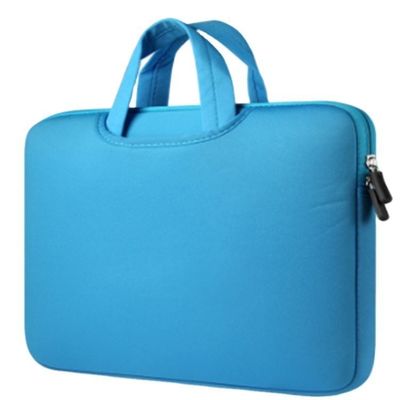 Des sacs d'ordinateur portatifs en néoprène bleu ciel personnalisés pour 12 13 15 pouces