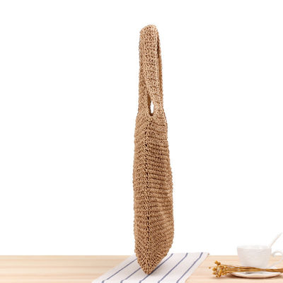 Sac à main en paille tissé à une épaule pour les femmes voyageant et sortant sur la plage