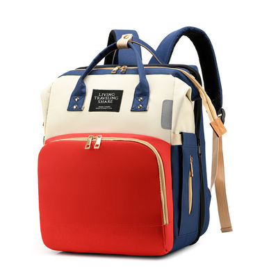 Sac à dos de couche de voyage Le dernier style à la mode avec lit de berceau pliable pour bébé imperméable