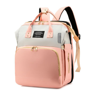 Sac à dos de couche de voyage Le dernier style à la mode avec lit de berceau pliable pour bébé imperméable