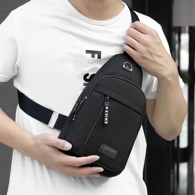 Unisexe sac de messager sportif décontracté en plein air petit sac à épaule unique pour sac de poitrine pour hommes