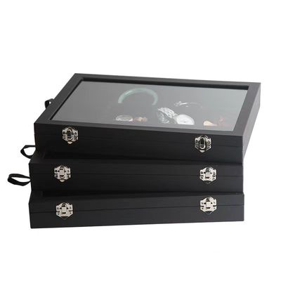 Logo personnalisé Accepté Porte- bijoux en cuir PU pour collier Anneaux d'oreillers de stockage