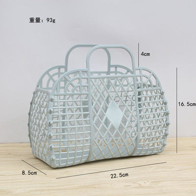 Sac de plage pour enfants panier cadeau réutilisable fermeture ouverte sac en plastique pour filles et plus