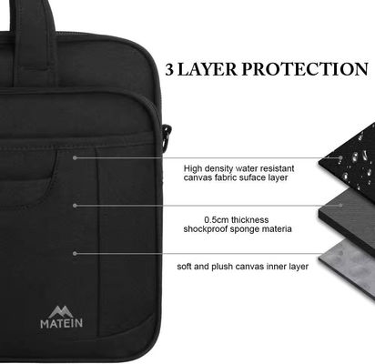 Sac à main personnalisé homme sac de messagerie pour bureau d'affaires avocat attaché cas en noir