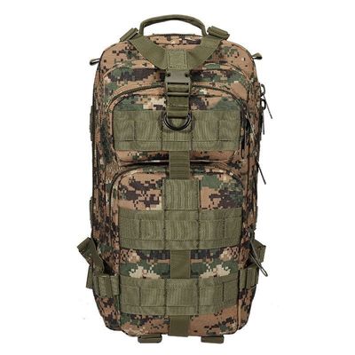 Sac à dos tactique en nylon 30L avec poche à fermeture à glissière intérieure et épaule arquée