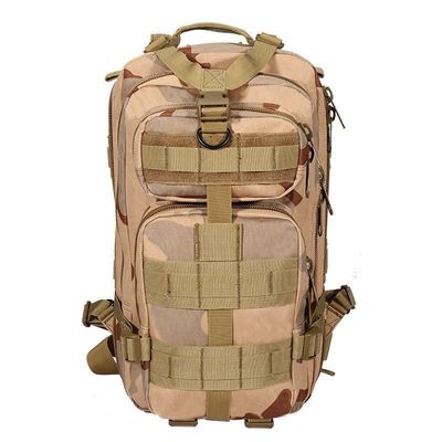 Sac à dos tactique en nylon 30L avec poche à fermeture à glissière intérieure et épaule arquée